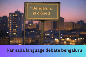 Kannada Language Debate in Bengaluru